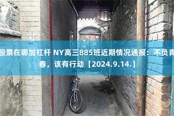 股票在哪加杠杆 NY高三885班近期情况通报：不负青春，该有行动【2024.9.14.】