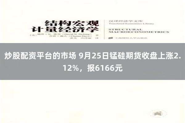 炒股配资平台的市场 9月25日锰硅期货收盘上涨2.12%，报6166元